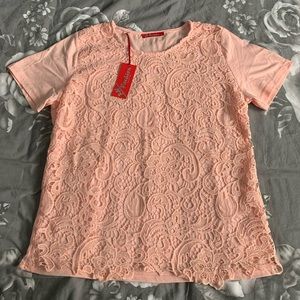 🧡Peach dressy top szM🧡